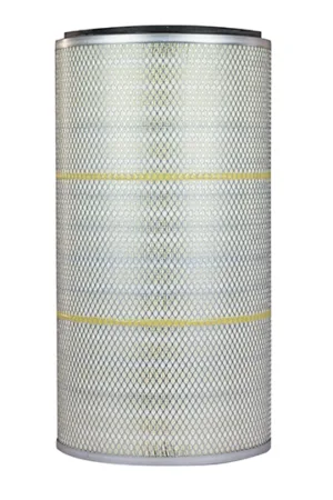 Fleetlife FA-72482-FR Replacement Fire Retardant Nanofiber Dust Collector Filter Cartridge - 12.75 X 26 X 8.375 in.
