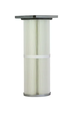 Parker BHA NF40059 Replacement Fire Retardant Nanofiber Dust Collector Filter Cartridge - 12.75 X 26 X 8.375 in.